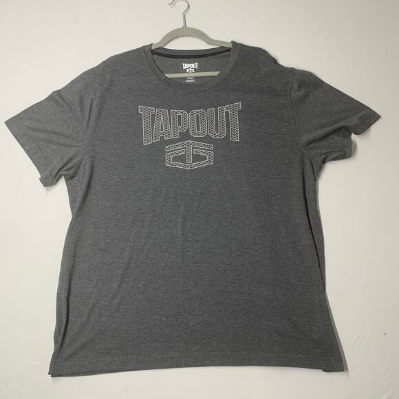 Tapout Other - Tapout Mens Shirt 2XL Gray Logo Short Sleeve Tee MMA Casual T shirt Gym Workout